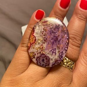💎 round boho acrylic ring 💎3/$6